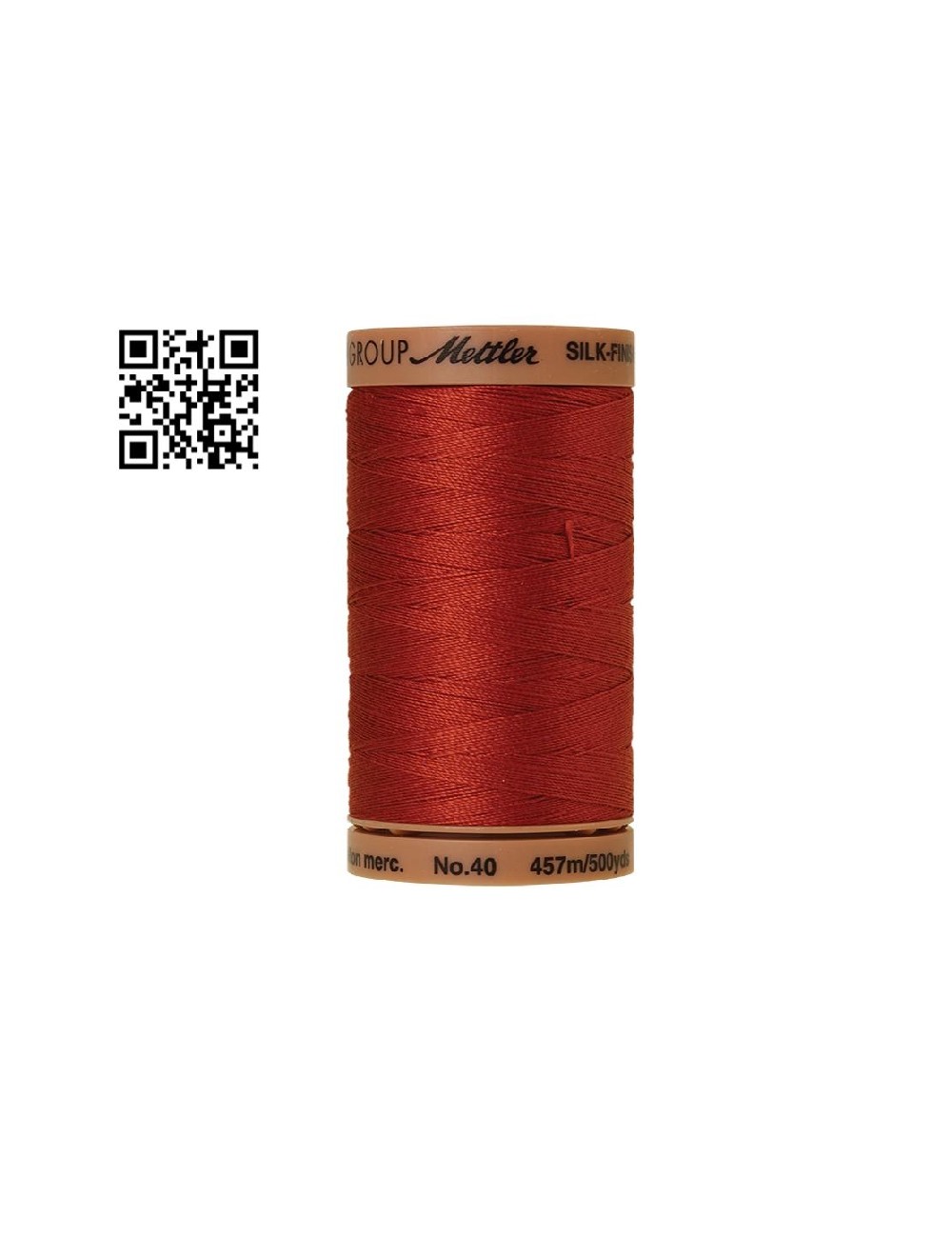 Hilo de algodón Silk Finish nº40 - Grupo Amann Mettler. Disponible en caja de 5 carretes de 457mts - Ref. 9135 DISPONIBLES 24  C