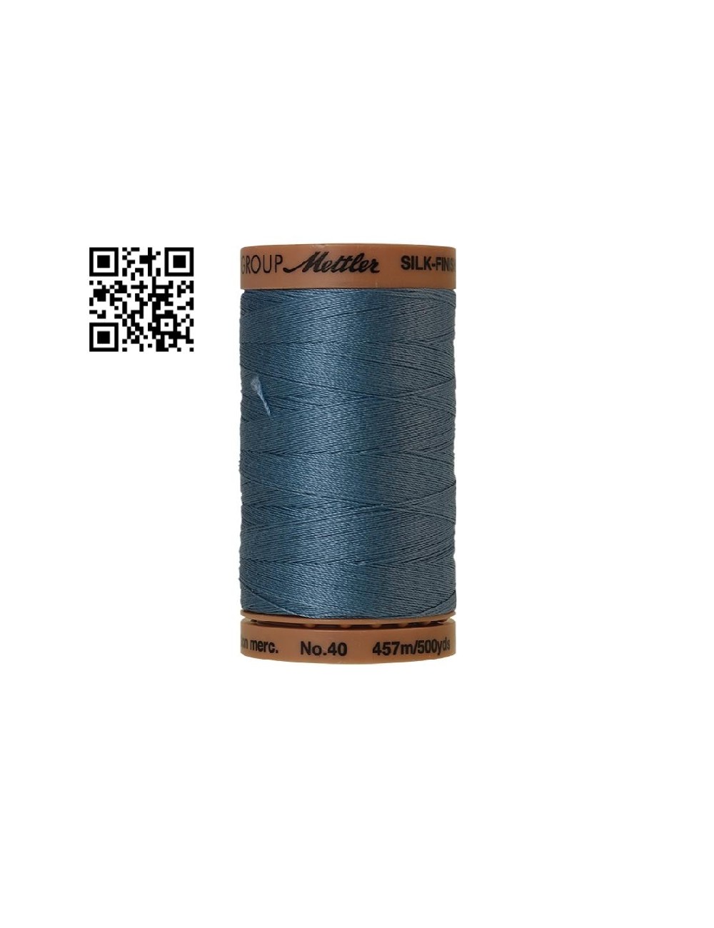 Hilo de algodón Silk Finish nº40 - Grupo Amann Mettler. Disponible en caja de 5 carretes de 457mts - Ref. 9135 DISPONIBLES 24  C