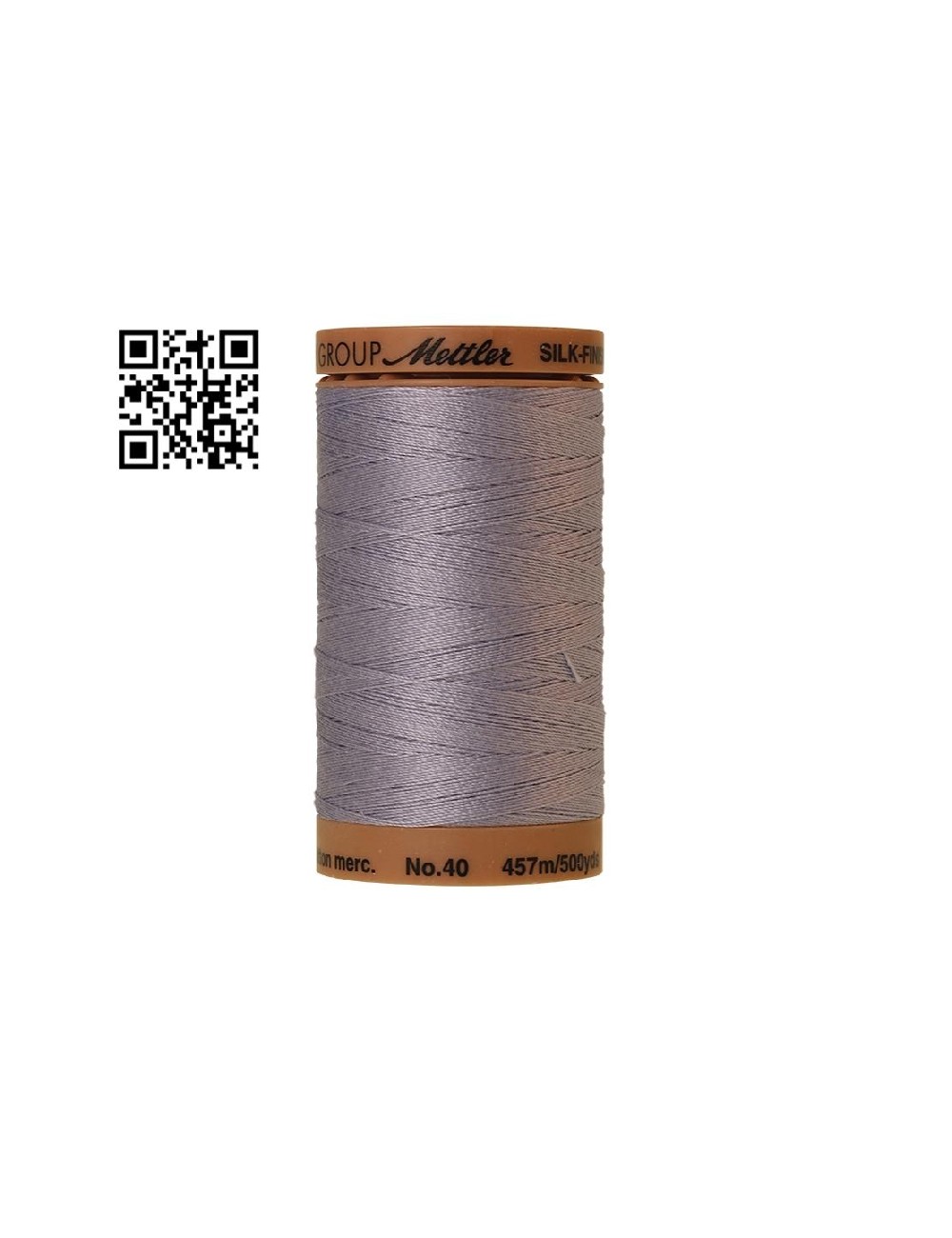 Hilo de algodón Silk Finish nº40 - Grupo Amann Mettler. Disponible en caja de 5 carretes de 457mts - Ref. 9135 DISPONIBLES 24  C