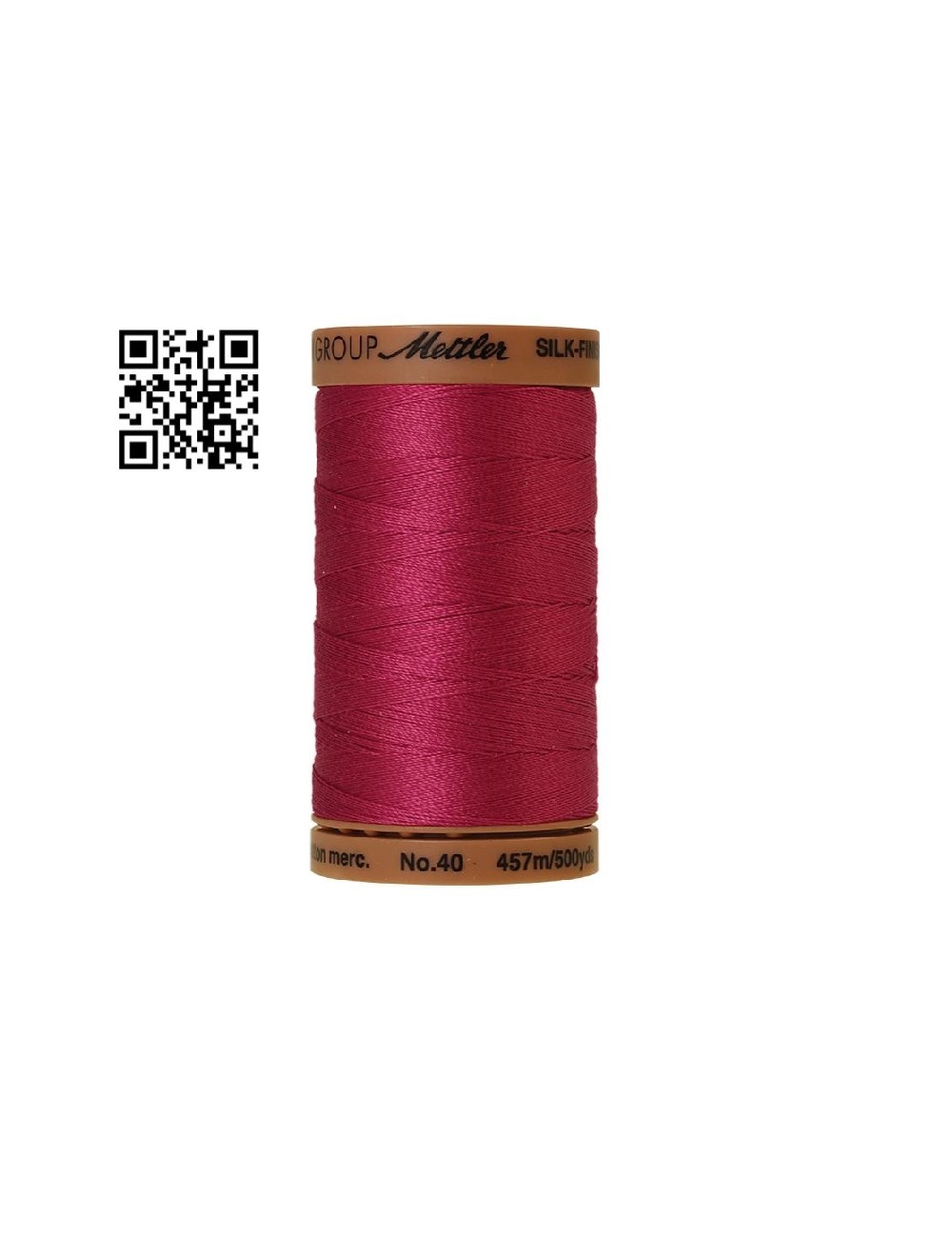 Hilo de algodón Silk Finish nº40 - Grupo Amann Mettler. Disponible en caja de 5 carretes de 457mts - Ref. 9135 DISPONIBLES 24  C