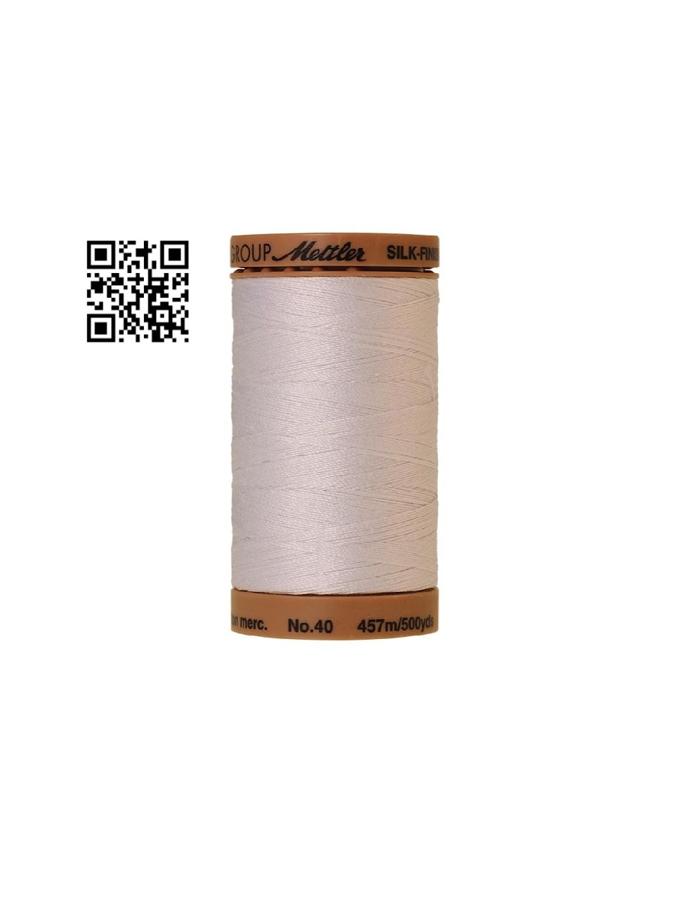 Hilo de algodón Silk Finish nº40 - Grupo Amann Mettler. Disponible en caja de 5 carretes de 457mts - Ref. 9135 DISPONIBLES 24  C
