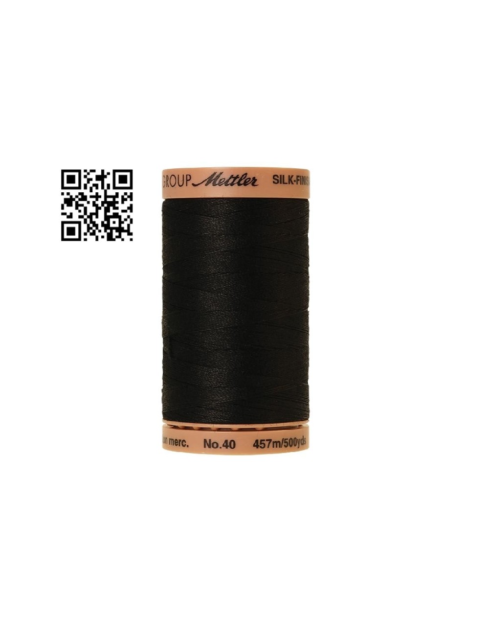 Hilo de algodón Silk Finish nº40 - Grupo Amann Mettler. Disponible en caja de 5 carretes de 457mts - Ref. 9135 DISPONIBLES 24  C
