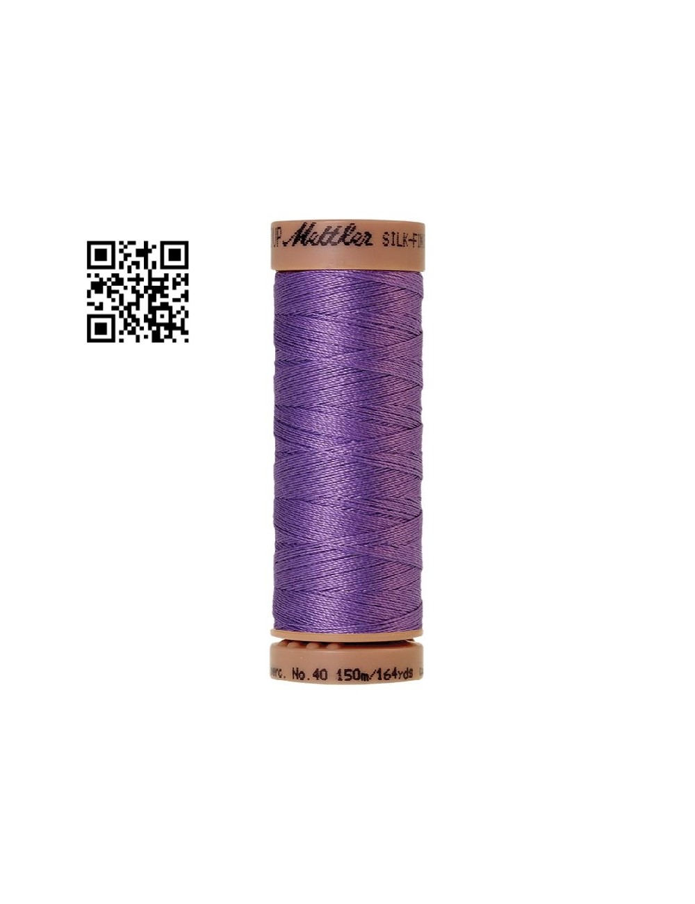 Hilo de algodón Silk Finish nº40 - Grupo Amann Mettler. Disponible en caja de 5 carretes de 150mts - Ref. 9136