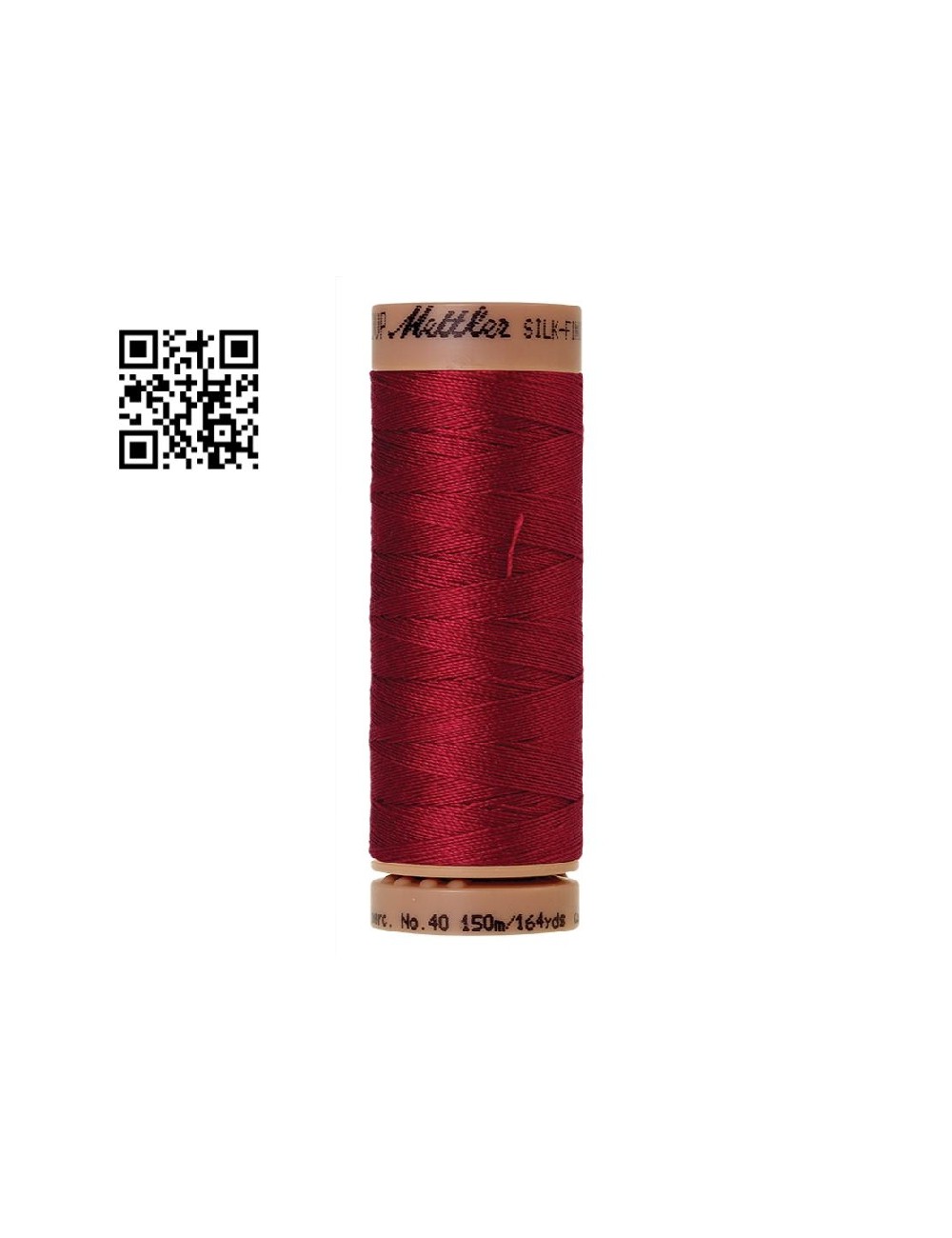 Hilo de algodón Silk Finish nº40 - Grupo Amann Mettler. Disponible en caja de 5 carretes de 150mts - Ref. 9136
