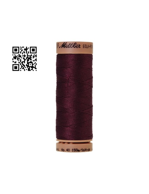 Hilo de algodón Silk Finish nº40 - Grupo Amann Mettler. Disponible en caja de 5 carretes de 150mts - Ref. 9136