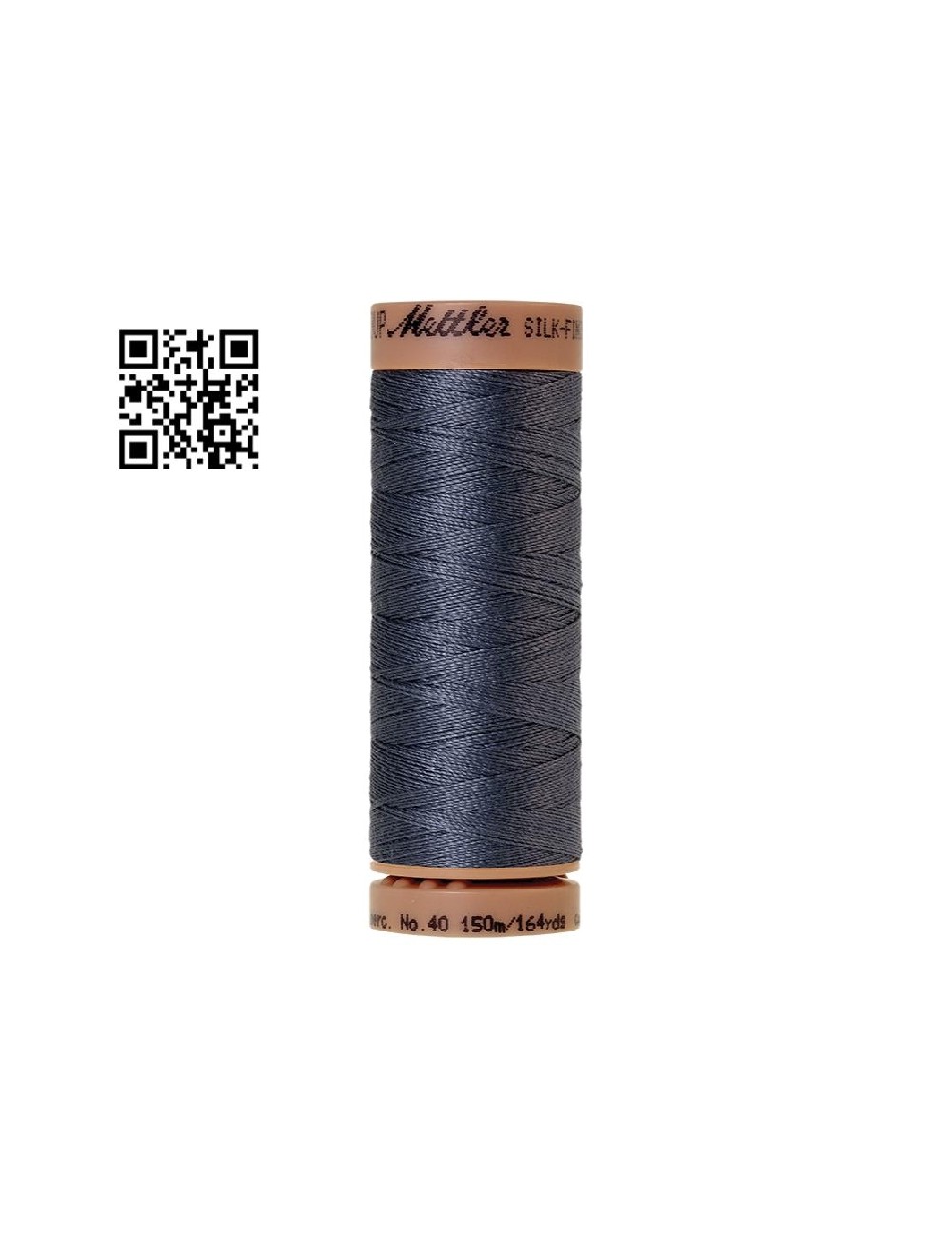 Hilo de algodón Silk Finish nº40 - Grupo Amann Mettler. Disponible en caja de 5 carretes de 150mts - Ref. 9136