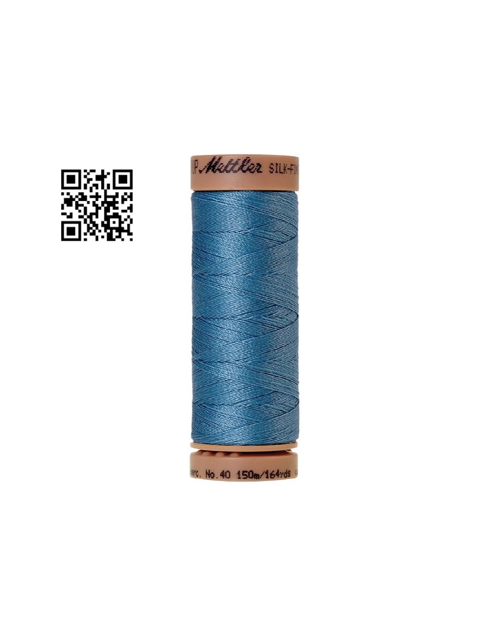 Hilo de algodón Silk Finish nº40 - Grupo Amann Mettler. Disponible en caja de 5 carretes de 150mts - Ref. 9136