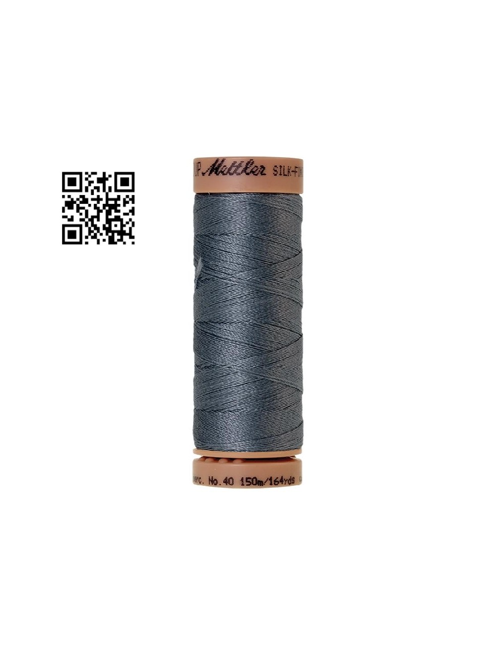Hilo de algodón Silk Finish nº40 - Grupo Amann Mettler. Disponible en caja de 5 carretes de 150mts - Ref. 9136