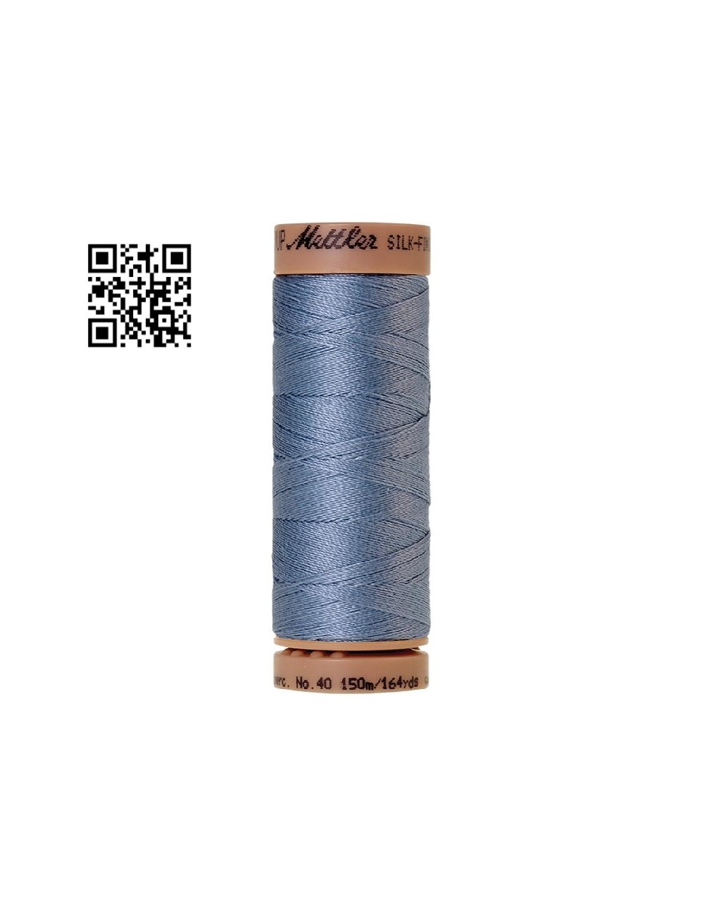 Hilo de algodón Silk Finish nº40 - Grupo Amann Mettler. Disponible en caja de 5 carretes de 150mts - Ref. 9136
