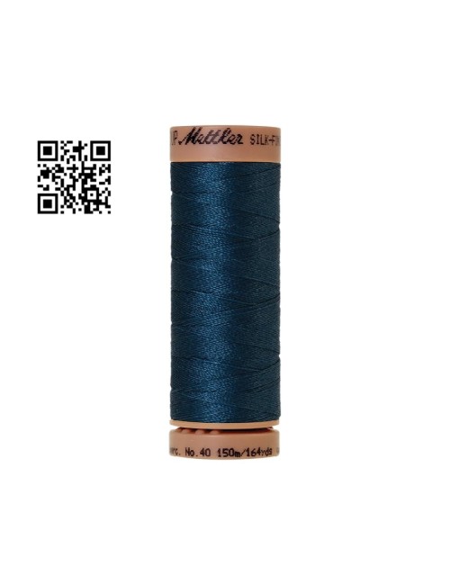 Hilo de algodón Silk Finish nº40 - Grupo Amann Mettler. Disponible en caja de 5 carretes de 150mts - Ref. 9136