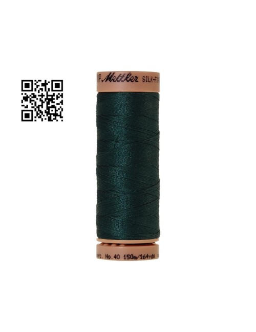 Hilo de algodón Silk Finish nº40 - Grupo Amann Mettler. Disponible en caja de 5 carretes de 150mts - Ref. 9136
