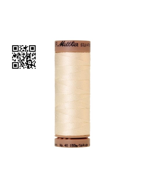 Hilo de algodón Silk Finish nº40 - Grupo Amann Mettler. Disponible en caja de 5 carretes de 150mts - Ref. 9136