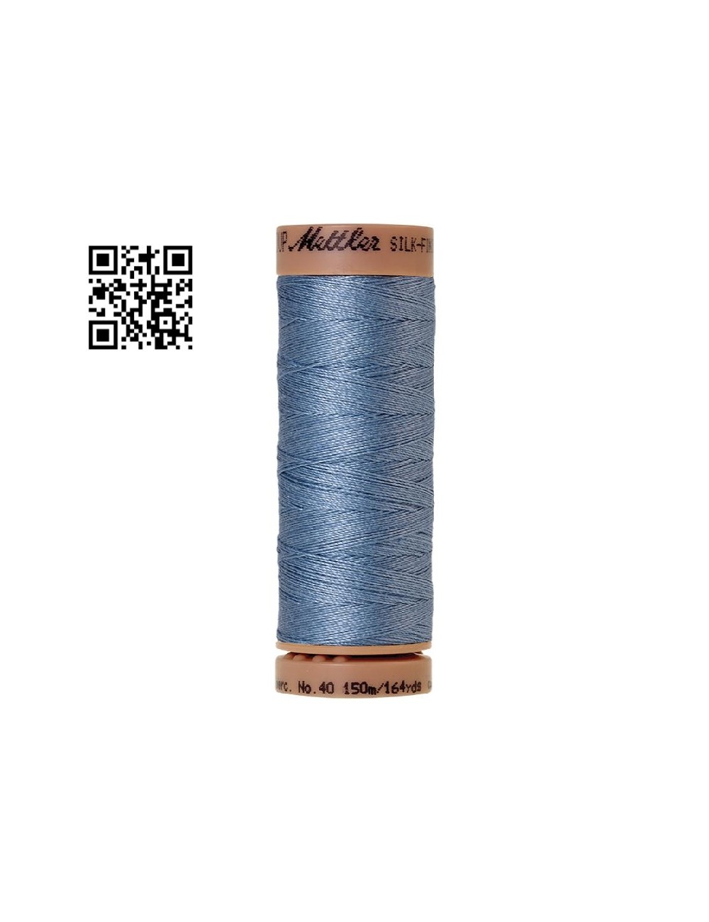 Hilo de algodón Silk Finish nº40 - Grupo Amann Mettler. Disponible en caja de 5 carretes de 150mts - Ref. 9136