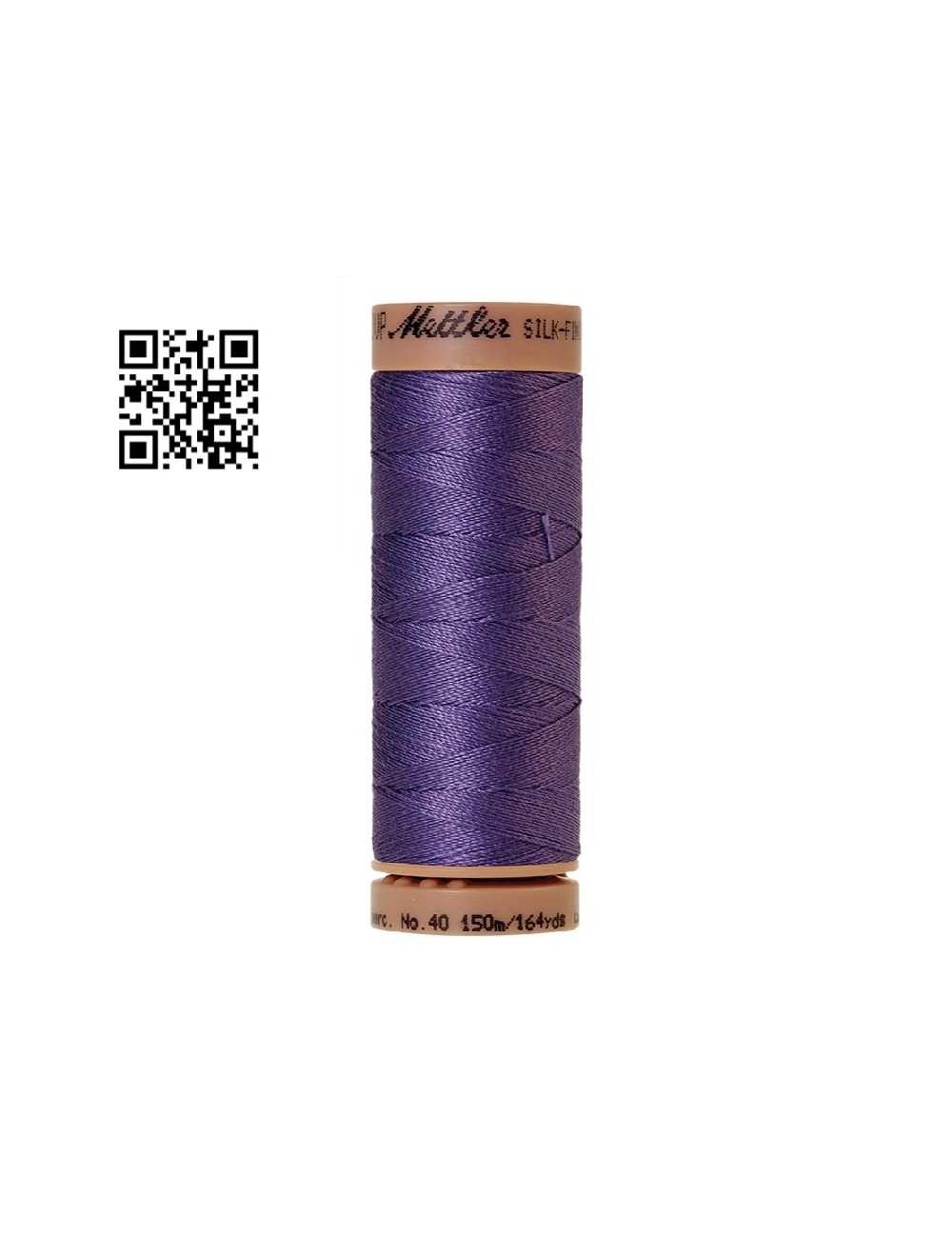Hilo de algodón Silk Finish nº40 - Grupo Amann Mettler. Disponible en caja de 5 carretes de 150mts - Ref. 9136