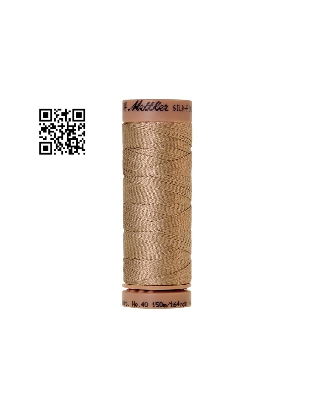 Hilo de algodón Silk Finish nº40 - Grupo Amann Mettler. Disponible en caja de 5 carretes de 150mts - Ref. 9136