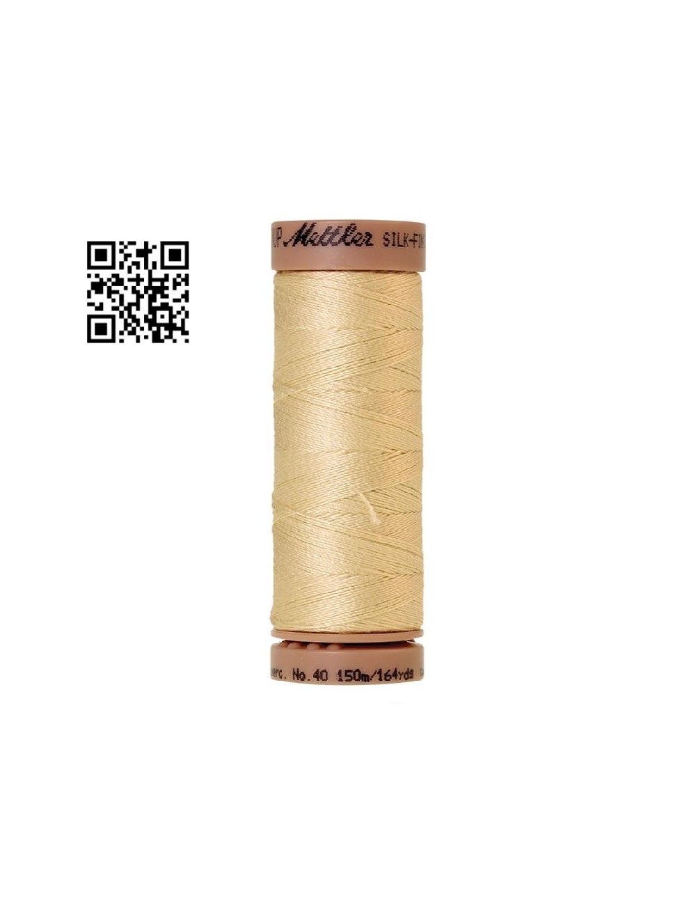 Hilo de algodón Silk Finish nº40 - Grupo Amann Mettler. Disponible en caja de 5 carretes de 150mts - Ref. 9136
