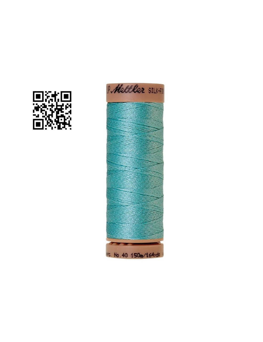 Hilo de algodón Silk Finish nº40 - Grupo Amann Mettler. Disponible en caja de 5 carretes de 150mts - Ref. 9136