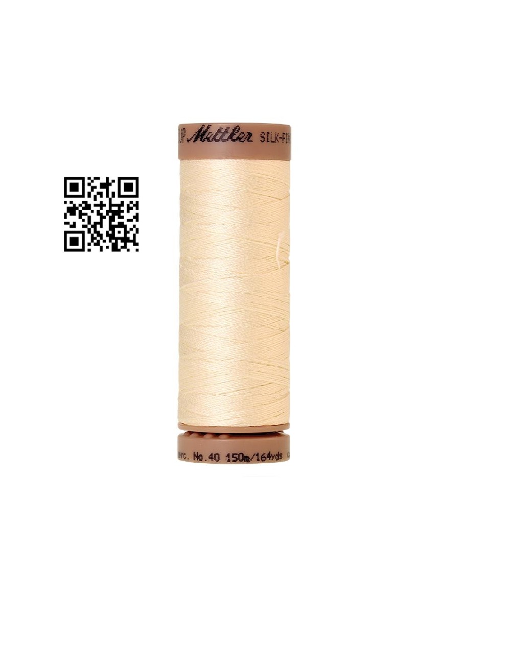 Hilo de algodón Silk Finish nº40 - Grupo Amann Mettler. Disponible en caja de 5 carretes de 150mts - Ref. 9136