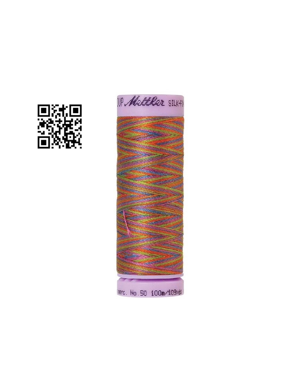 Hilo de algodón Silk Finish Multi nº50 - Grupo Amann Mettler. Disponible en caja de 5 carretes de 100mts - Ref. 9075