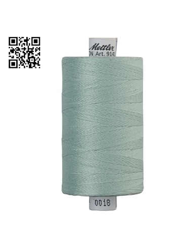 Hilo de algodón Silk Finish nº40 - Grupo Amann Mettler. Disponible en caja de 5 carretes de 1000mts - Ref. 9141