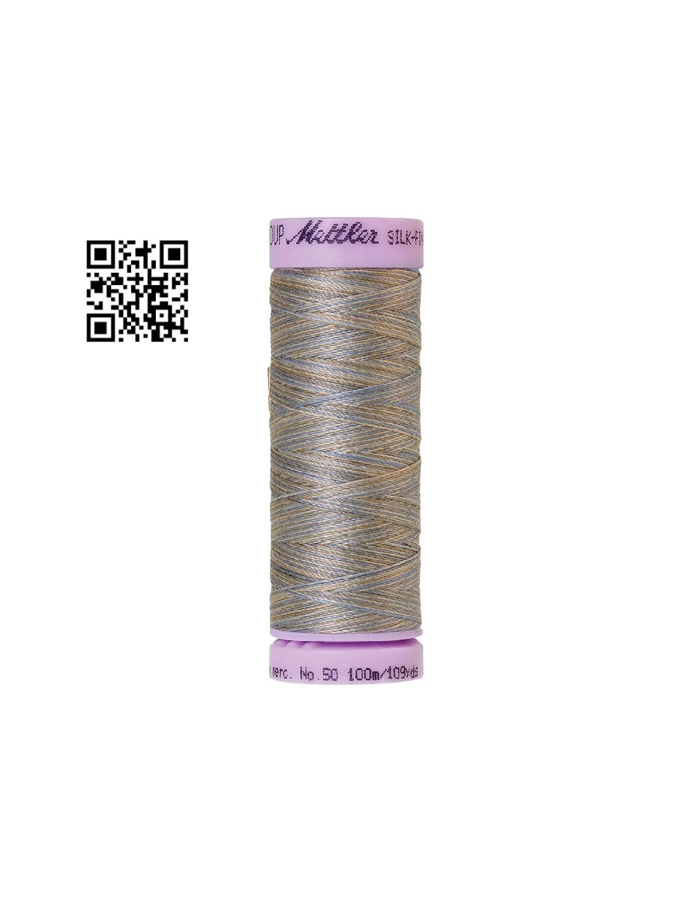 Hilo de algodón Silk Finish Multi nº50 - Grupo Amann Mettler. Disponible en caja de 5 carretes de 100mts - Ref. 9075