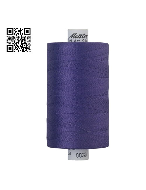 Hilo de algodón Silk Finish nº40 - Grupo Amann Mettler. Disponible en caja de 5 carretes de 1000mts - Ref. 9141