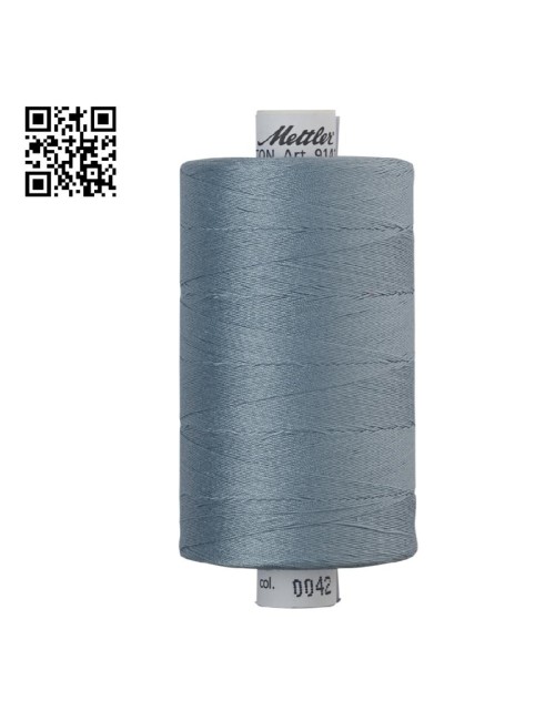 Hilo de algodón Silk Finish nº40 - Grupo Amann Mettler. Disponible en caja de 5 carretes de 1000mts - Ref. 9141