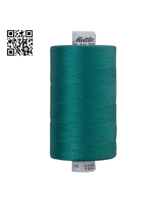 Hilo de algodón Silk Finish nº40 - Grupo Amann Mettler. Disponible en caja de 5 carretes de 1000mts - Ref. 9141