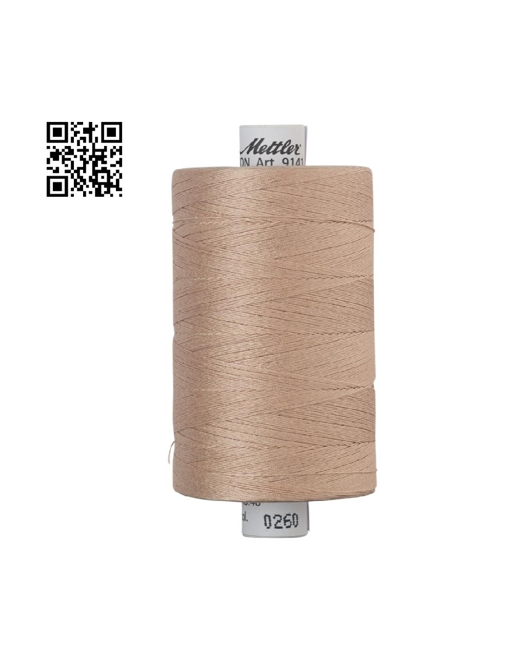 Hilo de algodón Silk Finish nº40 - Grupo Amann Mettler. Disponible en caja de 5 carretes de 1000mts - Ref. 9141
