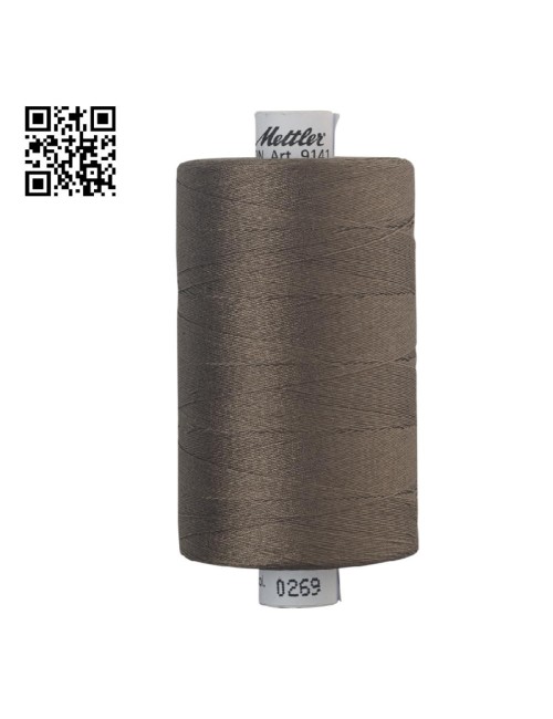 Hilo de algodón Silk Finish nº40 - Grupo Amann Mettler. Disponible en caja de 5 carretes de 1000mts - Ref. 9141