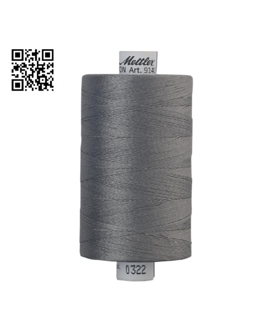 Hilo de algodón Silk Finish nº40 - Grupo Amann Mettler. Disponible en caja de 5 carretes de 1000mts - Ref. 9141