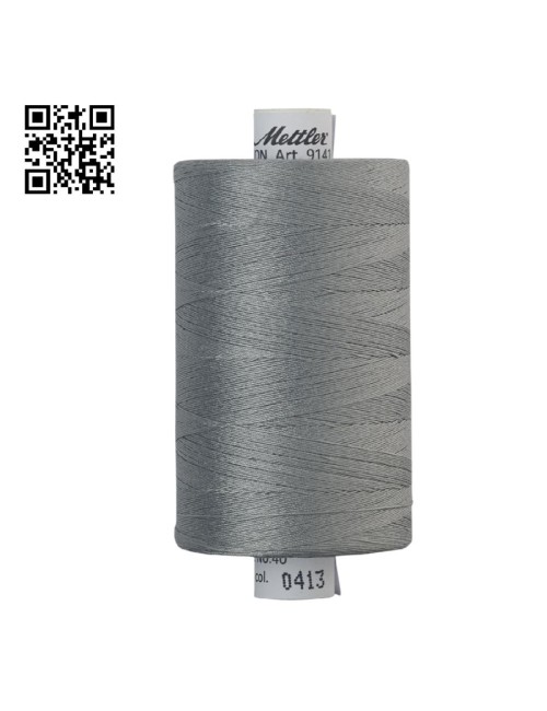 Hilo de algodón Silk Finish nº40 - Grupo Amann Mettler. Disponible en caja de 5 carretes de 1000mts - Ref. 9141