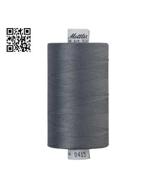 Hilo de algodón Silk Finish nº40 - Grupo Amann Mettler. Disponible en caja de 5 carretes de 1000mts - Ref. 9141