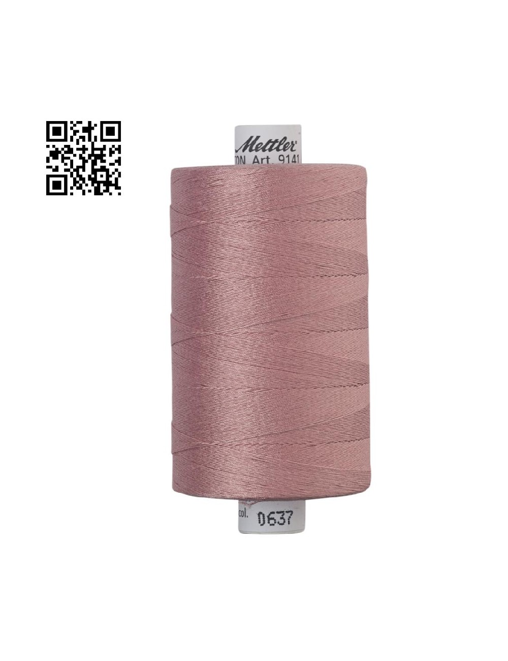Hilo de algodón Silk Finish nº40 - Grupo Amann Mettler. Disponible en caja de 5 carretes de 1000mts - Ref. 9141