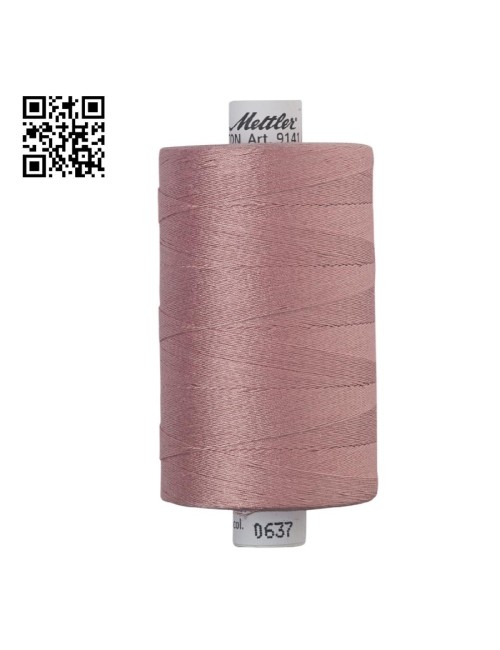 Hilo de algodón Silk Finish nº40 - Grupo Amann Mettler. Disponible en caja de 5 carretes de 1000mts - Ref. 9141