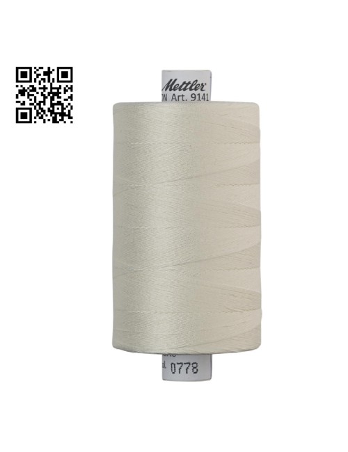 Hilo de algodón Silk Finish nº40 - Grupo Amann Mettler. Disponible en caja de 5 carretes de 1000mts - Ref. 9141