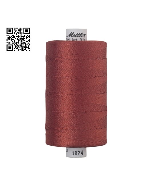 Hilo de algodón Silk Finish nº40 - Grupo Amann Mettler. Disponible en caja de 5 carretes de 1000mts - Ref. 9141