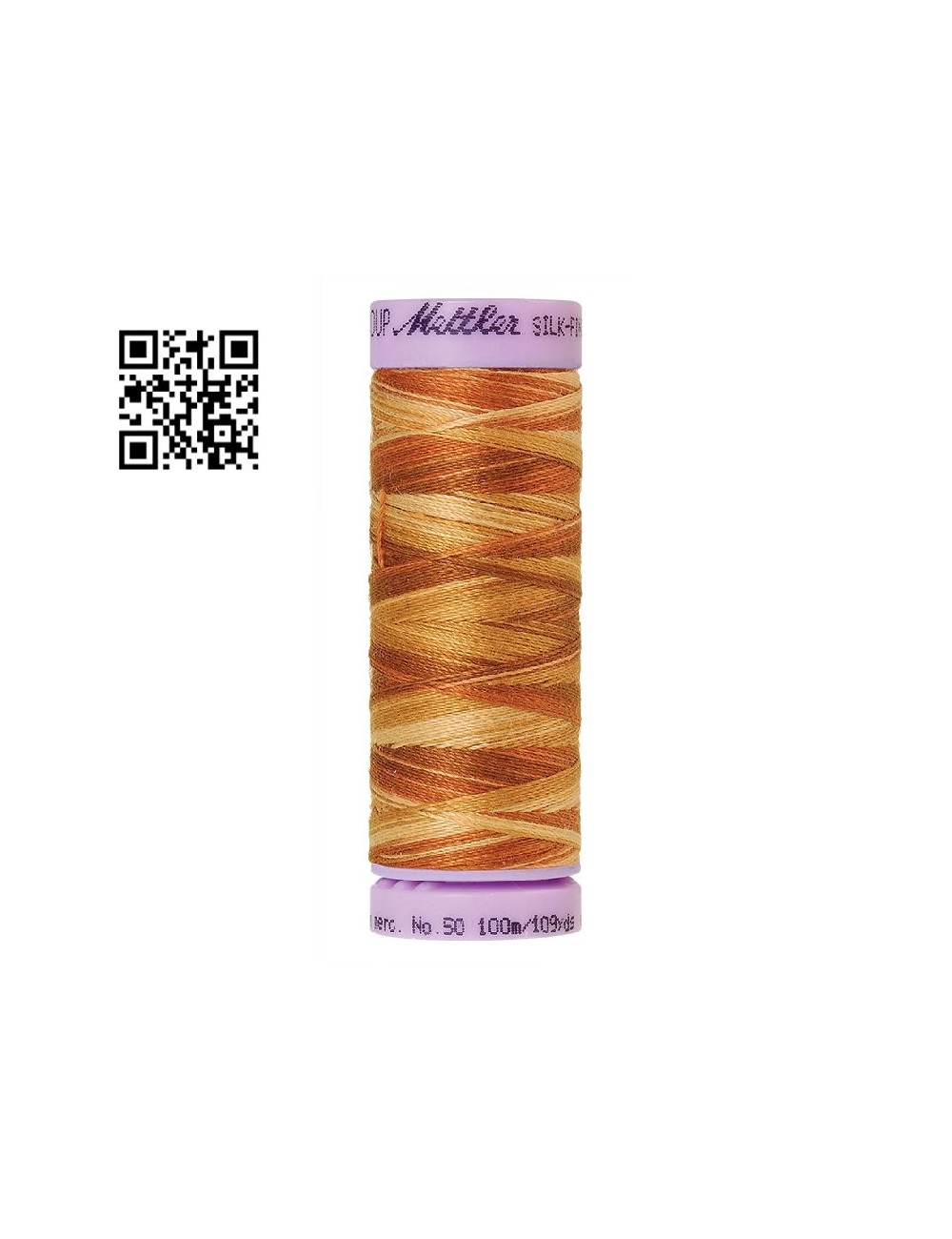 Hilo de algodón Silk Finish Multi nº50 - Grupo Amann Mettler. Disponible en caja de 5 carretes de 100mts - Ref. 9075