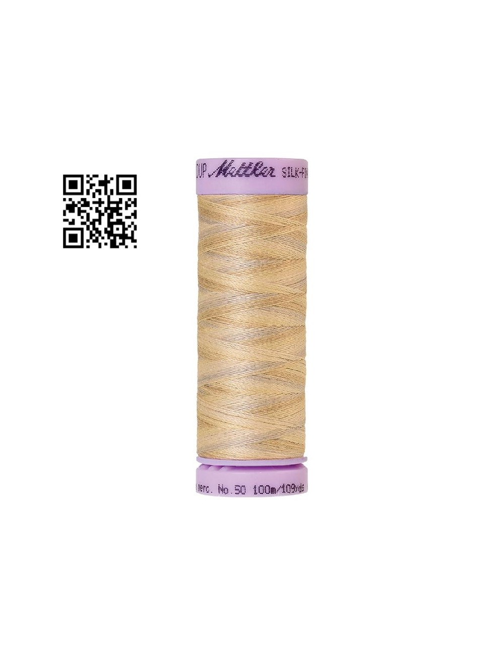 Hilo de algodón Silk Finish Multi nº50 - Grupo Amann Mettler. Disponible en caja de 5 carretes de 100mts - Ref. 9075