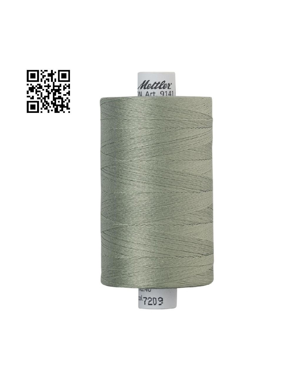 Hilo de algodón Silk Finish nº40 - Grupo Amann Mettler. Disponible en caja de 5 carretes de 1000mts - Ref. 9141