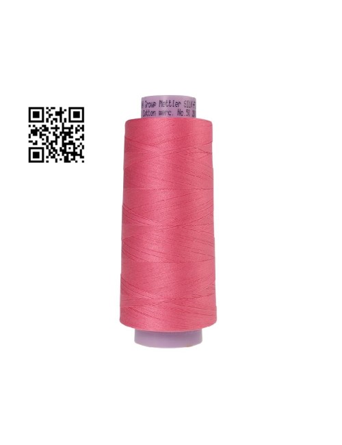 Hilo de algodón Silk Finish nº50 - Grupo Amann Mettler. Disponible en caja de 2 conos de 1829mts - Ref. 9150