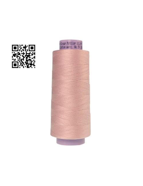 Hilo de algodón Silk Finish nº50 - Grupo Amann Mettler. Disponible en caja de 2 conos de 1829mts - Ref. 9150