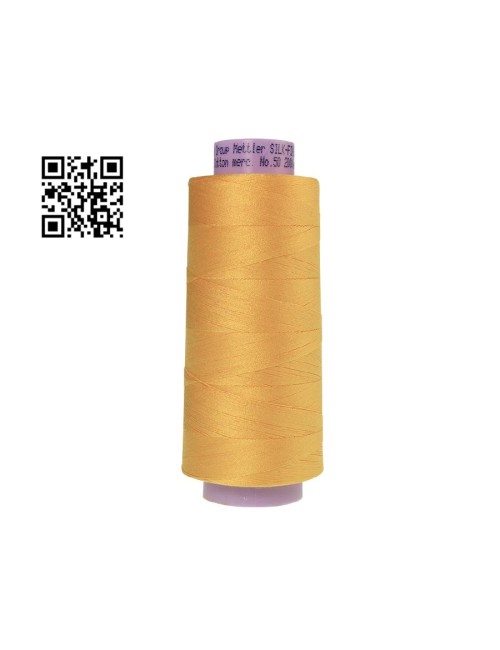 Hilo de algodón Silk Finish nº50 - Grupo Amann Mettler. Disponible en caja de 2 conos de 1829mts - Ref. 9150