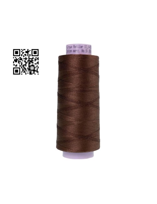 Hilo de algodón Silk Finish nº50 - Grupo Amann Mettler. Disponible en caja de 2 conos de 1829mts - Ref. 9150