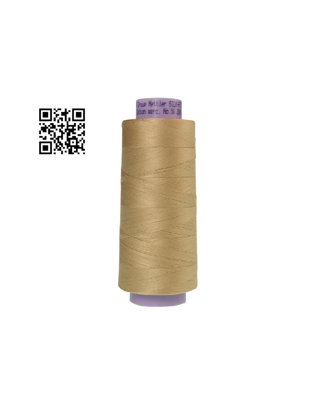 Hilo de algodón Silk Finish nº50 - Grupo Amann Mettler. Disponible en caja de 2 conos de 1829mts - Ref. 9150