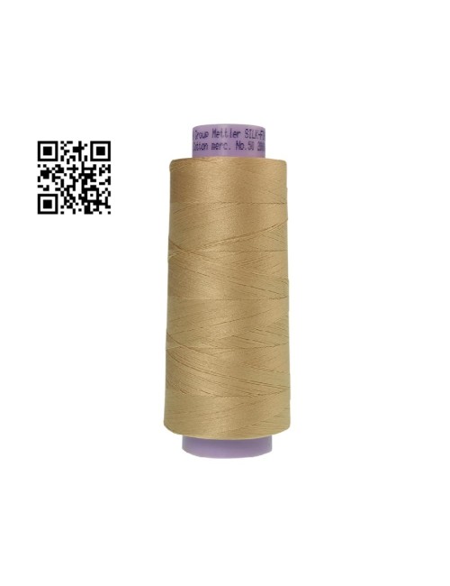 Hilo de algodón Silk Finish nº50 - Grupo Amann Mettler. Disponible en caja de 2 conos de 1829mts - Ref. 9150