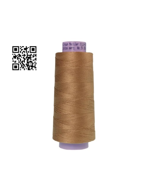 Hilo de algodón Silk Finish nº50 - Grupo Amann Mettler. Disponible en caja de 2 conos de 1829mts - Ref. 9150