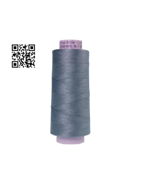 Hilo de algodón Silk Finish nº50 - Grupo Amann Mettler. Disponible en caja de 2 conos de 1829mts - Ref. 9150