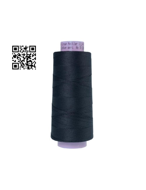 Hilo de algodón Silk Finish nº50 - Grupo Amann Mettler. Disponible en caja de 2 conos de 1829mts - Ref. 9150