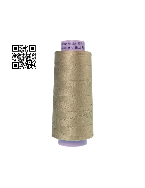 Hilo de algodón Silk Finish nº50 - Grupo Amann Mettler. Disponible en caja de 2 conos de 1829mts - Ref. 9150